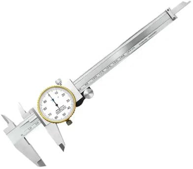 Micrómetro, Calibrador de Dial de 0-150mm/0-6 pulgadas for herramientas de medición, calibrador Vernier de Dial con carcasa de Metal, calibrador Vernier con reloj,Micrómetro digital
