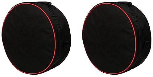Fegtrtyoa 2X Rund Tauchen Tauchen Tasche Praktisch Tauchen Gepolsterte BCD Regler Ausrüstung Bag Aufbewahrung Organisatoren mit Schwarz