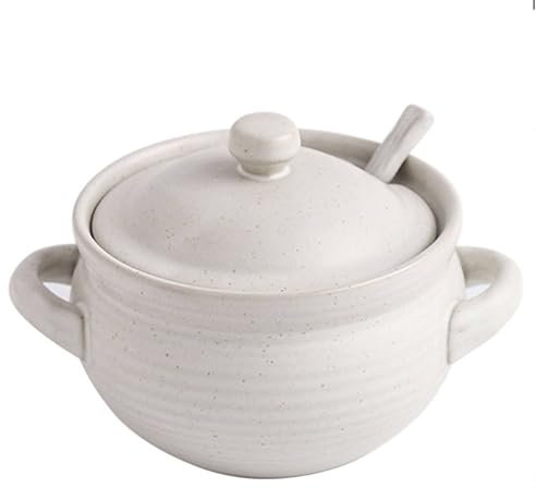 Ciotole for cucina, tazze da brodo, ciotole for zuppa di cipolle francese con manici, pentole for zuppa di cipolle francese adatte al forno, ciotola for zuppa a microonde con coperchio, tazza for zupp