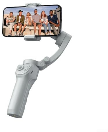 Gdfnmogo Stabilizzatore cardanico per smartphone,M01 Mobile Anti Shake Gimbal con treppiede,Stabilizzatore per Live Stream,Gimbal palmare cellulare