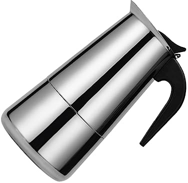 NAMOARLY Kaffeekanne Für Herd Aus Kaffeebrüher Für Herdplatte Espresso Maker Geeignet Für Induktionsherde Und Offenes Feuer Küchenzubehör