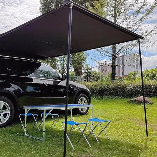 Toldo lateral impermeable para coche, toldo retráctil extraíble para SUV, camión, furgoneta, techo para acampar al aire libre, viajes