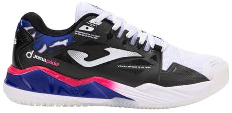 Joma Spin Men 2531 Padelskor för män, Vit, 43 EU