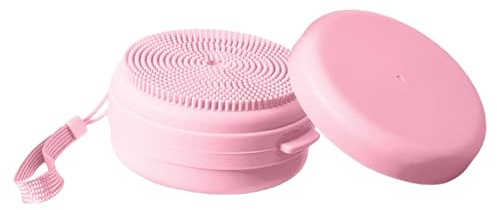 Fukamou De Gommage En Silicone Pour La Douche Corporelle, Exfoliant Corporel Avec Des Poils Élastiques, Alternative Hygienique Au Luffa Avec Distributeur De Savon Pour Peau Sensible Hommes Femmes