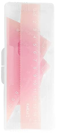 Kit di 4 goniometri per geometria, 2 righelli triangolari, righello dritto da 15 cm, per bambini, casa, scuola, studenti, matematica, matematica, righello, geometria, studenti, scuola, ufficio