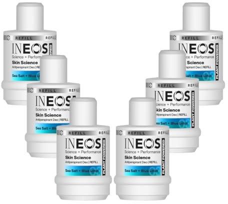 INEOS Skin Science Antiperspirant Roll On Refill Sea Salt + Lotus 6x50ml