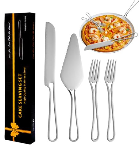 doyandader Set di attrezzi per formaggio in acciaio inox, design ergonomico, in acciaio inox, accessori da cucina, taglierina per dolci, formaggi, pane, accessori da cucina
