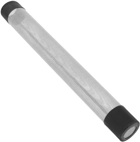 ifundom Edelstahl Ansaugkorb Aquarium, Feinmaschiger Filterschutz für Außenfilter, Sicherer Garnelenschutz und Fischschutz Ansaugschutz Netz, 14,1 x 1,6 cm