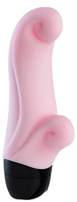 FUN FACTORY Rabbit Vibrator OCEAN (Rosa) – kleiner Vibrator für G-Punkt- & Prostata-Massagen MADE IN GERMANY, Sexspielzeug mit 6 verschiedenen Intensitäten & Rhythmen, 100% medizinisches Silikon