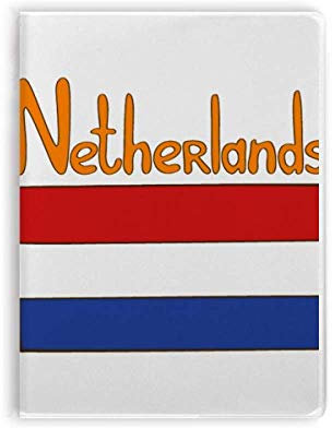 Diario de cubierta suave del cuaderno del patrón de la bandera nacional de los Países Bajos