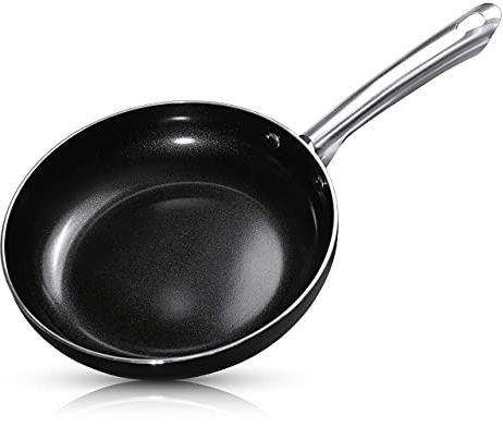 INTIGNIS Padella antiaderente | 24 cm | Cucina, Home Essentials per soffriggere, arrostire, bollitura – greblon tedesco greblon, rivestimento in ceramica antiaderente con infuso di diamante