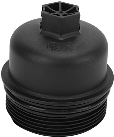 Boîtier de Filtre à Huile, Couvercle de Couvercle de Filtre à Huile 1303477 3M5Q6737AA Remplacement Noir pour Berlingo C2 C3 C4 C5 C8