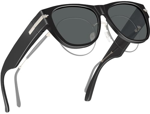 CARFIA Überziehbrille Sonnenbrille Damen für Kleine Sehstärke Brille Sonnenbrille zum Sufstecken