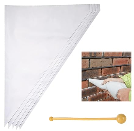 Sacca per Giunture, Sacchetto per Malta, 5 Pezzi Sacco di Malta, Erogatore per Cemento, Sacchetti per Fughe, Sacchetto per Malta Impermeabile, per Cemento Per Sigillare Fughe e Giunti