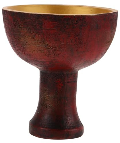 AOKWAWALIY Heilige Tasse aus Polyresin, 1 Stück, Dekoration, mittelalterliche Dekoration, Gothic-Kelch, Pokal, Gothic-Kelch, für Anbetung, Jesus, Kunstharz, Kunsthandwerk, Sammlungen, Wasserbecher,