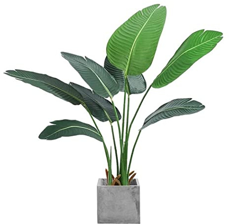 Plantas Artificiales Grande Bonsái De Plantas Artificiales, Árbol De Simulación De Plátano Para Viajeros, Para Interiores Y Exteriores, Hogar, Oficina, Jardín, Regalo De Inauguración De La Casa Planta