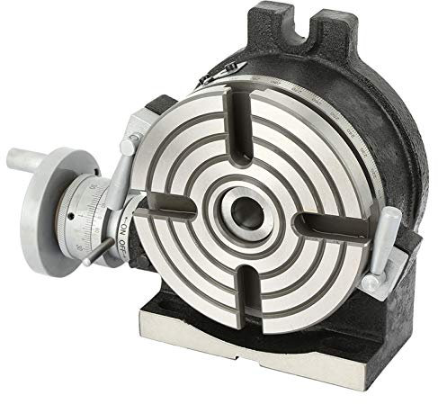 Table de Travail Rotative Horizontale et Verticale HV6 de 6 Pouces, Accessoire de Fraiseuse en Fonte Nodulaire de qualité Supérieure pour le Perçage ou le Fraisage, Applicable