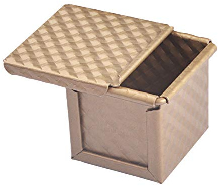 MINMYI Pane quadrato con coperchio Stampo per toast Pane Pullman con coperchio Mini cubo d'acqua antiaderente