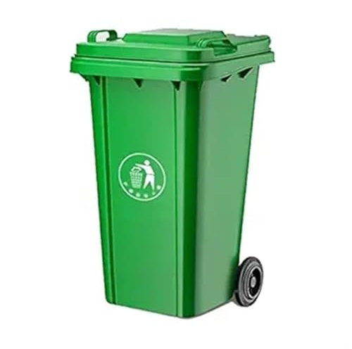 Bote Basura For Exteriores Contenedor Residuos Con Tapa Bote Basura For Exteriores Resistente Con Asas Verde Construcción Resistente Bote Basura Perfecto For Patio Trasero Terraza O Garaje(100L)