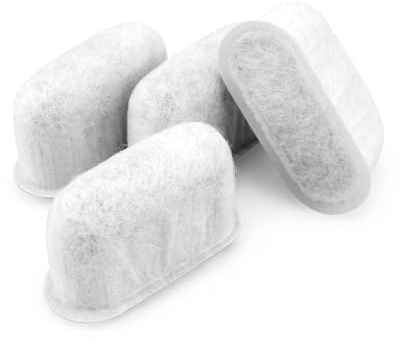 Lot de 4 filtres à eau de rechange pour machine à expresso Delonghi - Filtres à charbon de rechange 7313285779