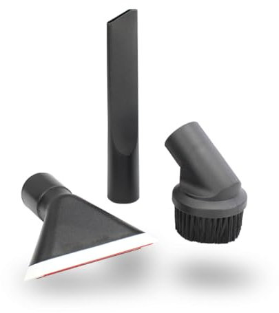 MisterVac | Set di bocchette manuali, composto da 1 bocchetta per fessure + 1 bocchetta per imbottiture + 1 spazzola per mobili, compatibile con Hoover HE1 HEZ107HM 011