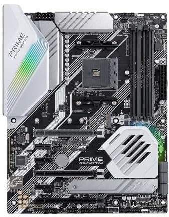 Cartes mères d'ordinateur Fit for ASUS Prime X570-PRO, Compatible avec Processeurs Ryzen 3 Pro 3200G Et 5600G, Compatible avec Processeurs AMD X570, DDR4 128 Go, PCI-E 4.0, HDMI, SATA III, USB 3.2 Et