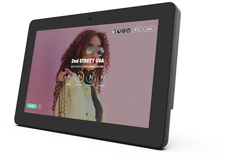 Cytem SMF-101-AIO-V5 Stationäres 10.1 Zoll (25,5cm) Tablet (OHNE AKKU) IPS-HD Touchscreen, QuadCore CPU, POE, Heimsteuerung, Automation, IP-Kamera-Monitor, Wandmontage geeignet (10.1 POE)