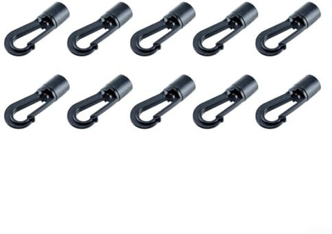 Ganci in plastica per corde elastiche, adatti per 5-8 mm, adatti per kit di coperta e attività all'aperto
