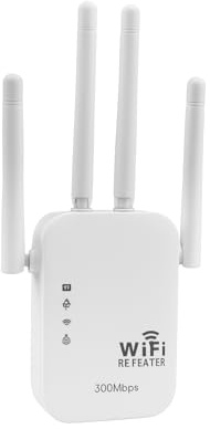Repetidor WiFi de 1200 Mbps, amplificador de señal de doble banda, 4 antenas, extensión de alcance inalámbrico