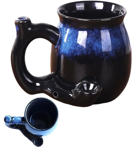 Generisch Taza de café, 380 ml, multifuncional, taza de cocina, taza de cerámica para té y bebidas de hierbas, para chocolate caliente o frío, leche caliente, té, cerveza, whisky como regalo