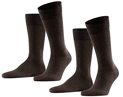 FALKE herr Happy 2-Pack Strumpor bomull andningsaktiv