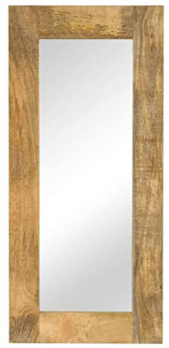 vidaXL Spiegel Mangoholz Massiv 50 x 110 cm
