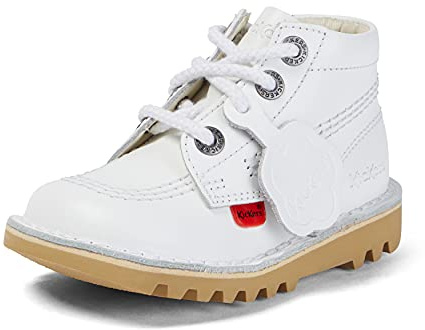 Kickers Junior Unisex Kick Hi Classic Ankle Boots with Zip | Extra Comfortable | Added Durability | Premium Quality