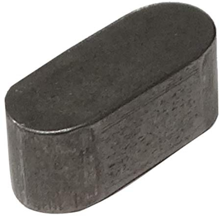 AERZETIX - C43568-5 x Passfedern mit abgerundeten Enden - Type A - Länge 12mm - Breite 5mm - Höhe 5mm - Stahl C45K - DIN 6885A - ISO R773