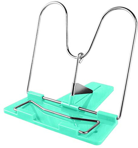 Leseständer / Buchhalter / Buchständer / mit Metallbügel / Farbe: mintgrün