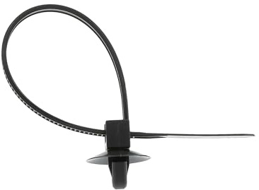 Restagraf Umhängeband mit Anker, für Fahrzeuge Renault/Peugeot/Citroen, 2 bis 28 mm, Spannung, Durchmesser 150 mm x 5 mm, Schwarz, 12 Stück