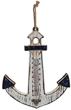 Garden Thermometers Outdoor Analogue weather temperature thermometer greenhouse shed home Wall hanging nautical and lavender styles