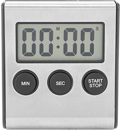 Big Digits Küchentimer, an der Wand Montierte Zeitschaltuhr mit Großem LCD, Leicht Ablesbarem Kochtimer für Küche und Fitnessstudio