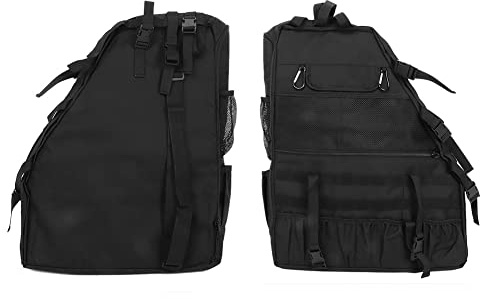 Fauitay Überrollkäfig-Tasche, Aufbewahrungstasche, Mehrere Taschen, Multifunktionaler Kofferraum-Organizer, Werkzeughalter, Kompatibel für Wrangler 2/4 Tür 2007-2016