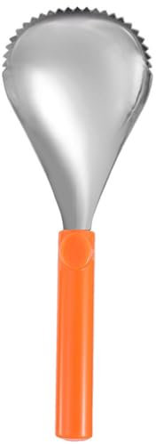 MAGICLULU Cucchiaio Scavino Acciaio Inossidabile Per Rimuovere Nucleo Della Zucca Strumento Manuale Per Svuotare Frutta e Verdura Design Ergonomico e Lama Seghettata Per Risparmiare Cucina