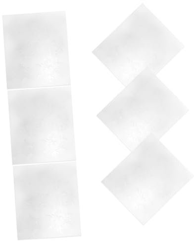 STOBOK 6stücke Teiliges Schrumpffolie Bastelmaterial Für Schlüsselanhänger Schmuck Und Hochwertige Vorgefertigte Schneeflocken-Motive Für Kreative Projekte Und Kunstkurse