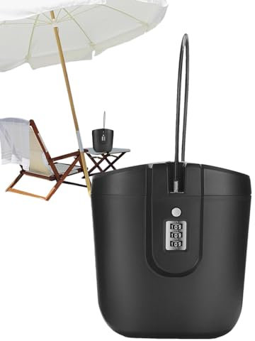 Cassetta Di Sicurezza Antifurto Portatile,2L Borsa Di Sicurezza Portatile,Scatola Di Sicurezza Portatile Per Spiaggia, Scatola Di Sicurezza Portatile Con Codice Combinato,Proteggi I Tuoi Effetti
