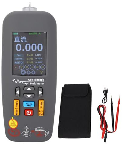 Multimètre Oscilloscope, Multimètre Portatif à écran Couleur de Haute Précision, Outil de Réparation Automobile à Affichage Numérique