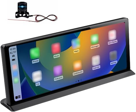 HUIOP Auto Mp5 Player,11.3in High Clear 4K Screen Car DVR Multifunctional Car Carplay Machine Auto MP5 Player 1080P Car CamCorder Car Dash Cam