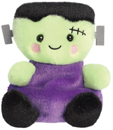 Aurora, 13562, Palm Pals Bolts Frankenstein 5In, Soft Toy, Purple & Green