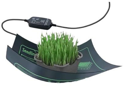 LCQSYE heizmatte 7-100 W Pflanzen Heizkissen mit 16 ℃ bis 40 ℃ einstellbarem Thermostat Indoor Garden Grow Sämling wasserdicht Setzling-Heizmatte(100W (122x52cm))