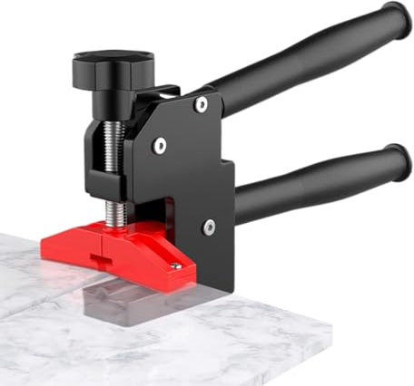 Tile Nippers, Manual Tiles Splitter Tool, Heavy Duty Handheld Cutter for Porcelain, Ceramic, Mirror, Glass Tile Work, Precision Aluminum Alloy Construction, Crafting Use, 1 Piece