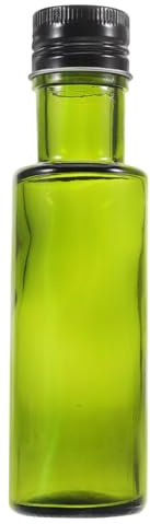 Hemobllo Botella De Aceite De Oliva De Vidrio 100 Ml Con Tapa Sellada Resistente Y Compacta Para Cocina Y Viajes Dispensador Para Aceites Comestibles
