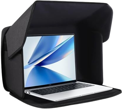 Pare-soleil anti-éblouissement pour ordinateur portable – Écran d'intimité pour bureau | Couverture solaire pliable pour ordinateur portable pour une utilisation en extérieur | Pare-soleil portable