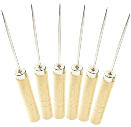 Beatifufu 10pezzi Strumento per Decorare Torte in Legno Scanalatura Ago Punteruolo per Quilling e Tracciatura Decorazioni di Carta Fai da Te